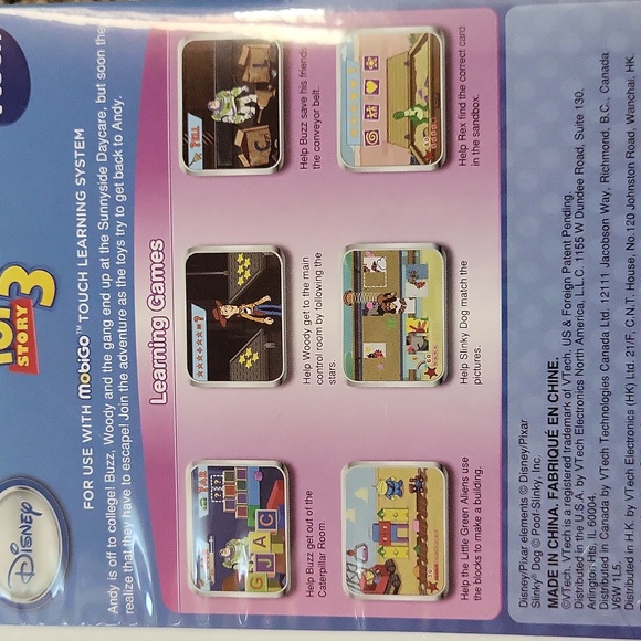 Vtech 2 MobiGo Games: Chuggington & Toy Story 3 - Picture 8 of 9